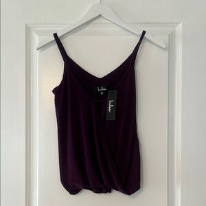 Lulu's Elegant Plum Camisole Top